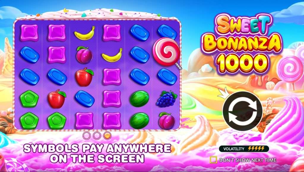 Sweet Bonanza 1000 Slot Review 5 Sweet Bonanza 1000 Crypto Slot Review - The Home Screen