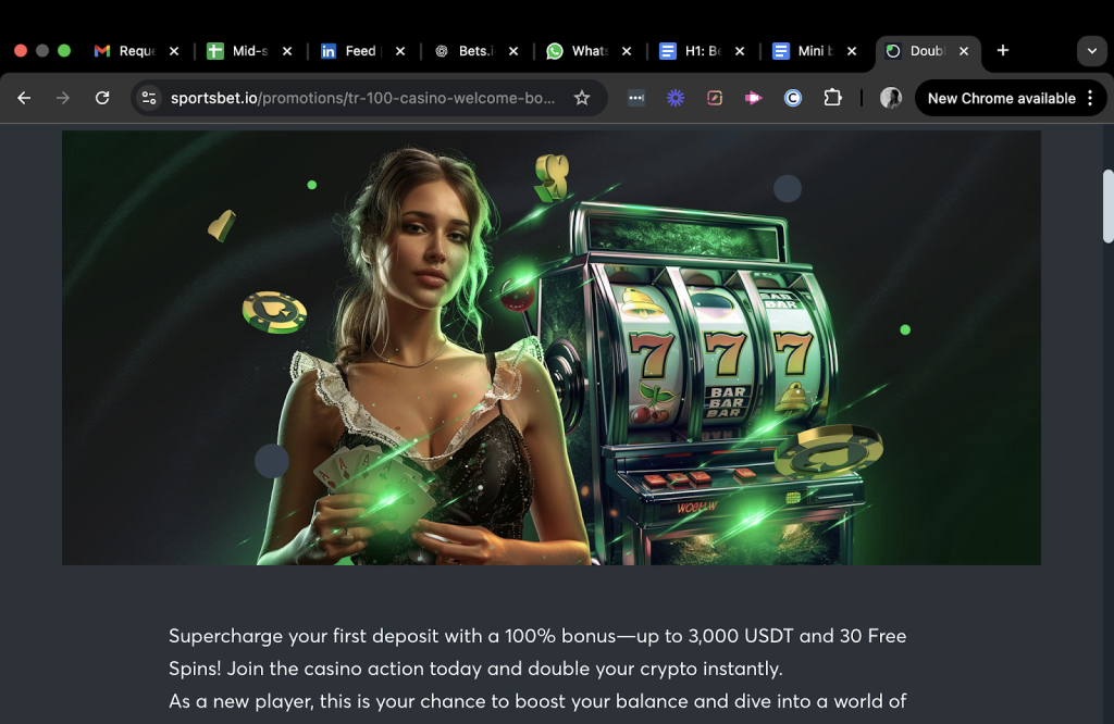 Best Crypto Casino Welcome Bonuses | First Deposit Offers Compared 9 sportsbet crypto casino welcome bonus